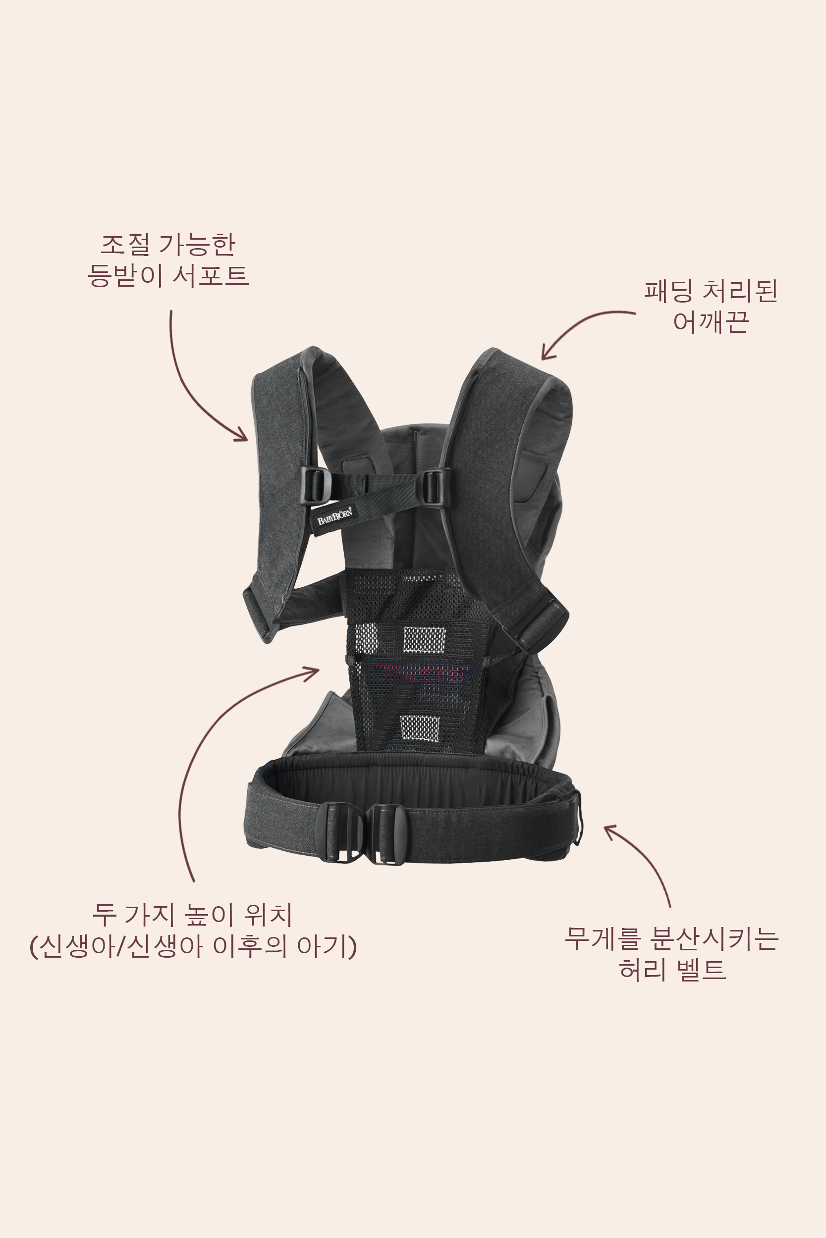 베이비 캐리어 원 코튼