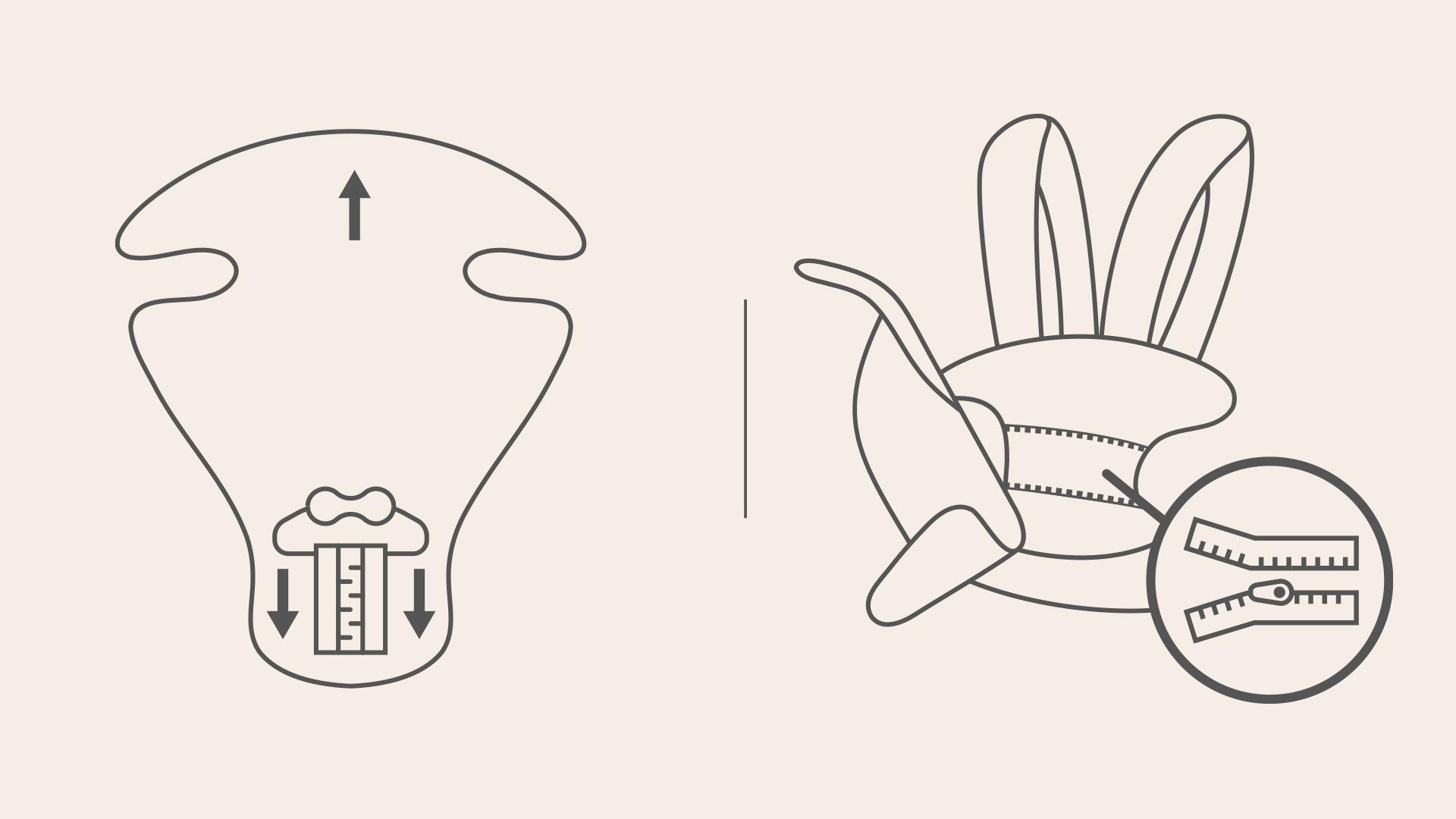 Pictogram over what Makes a Baby Carrier Ergonomic - BabyBjörn