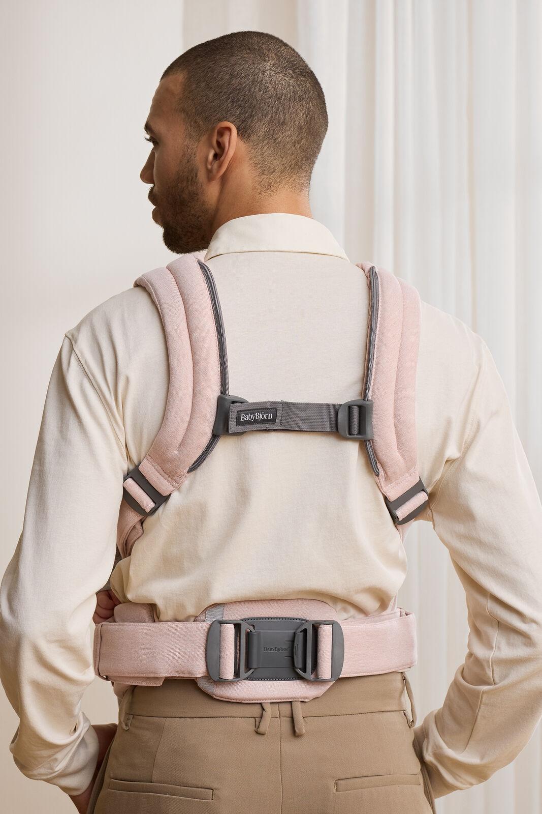 Baby Carrier Harmony in Light pink Woven Mélange - BabyBjörn