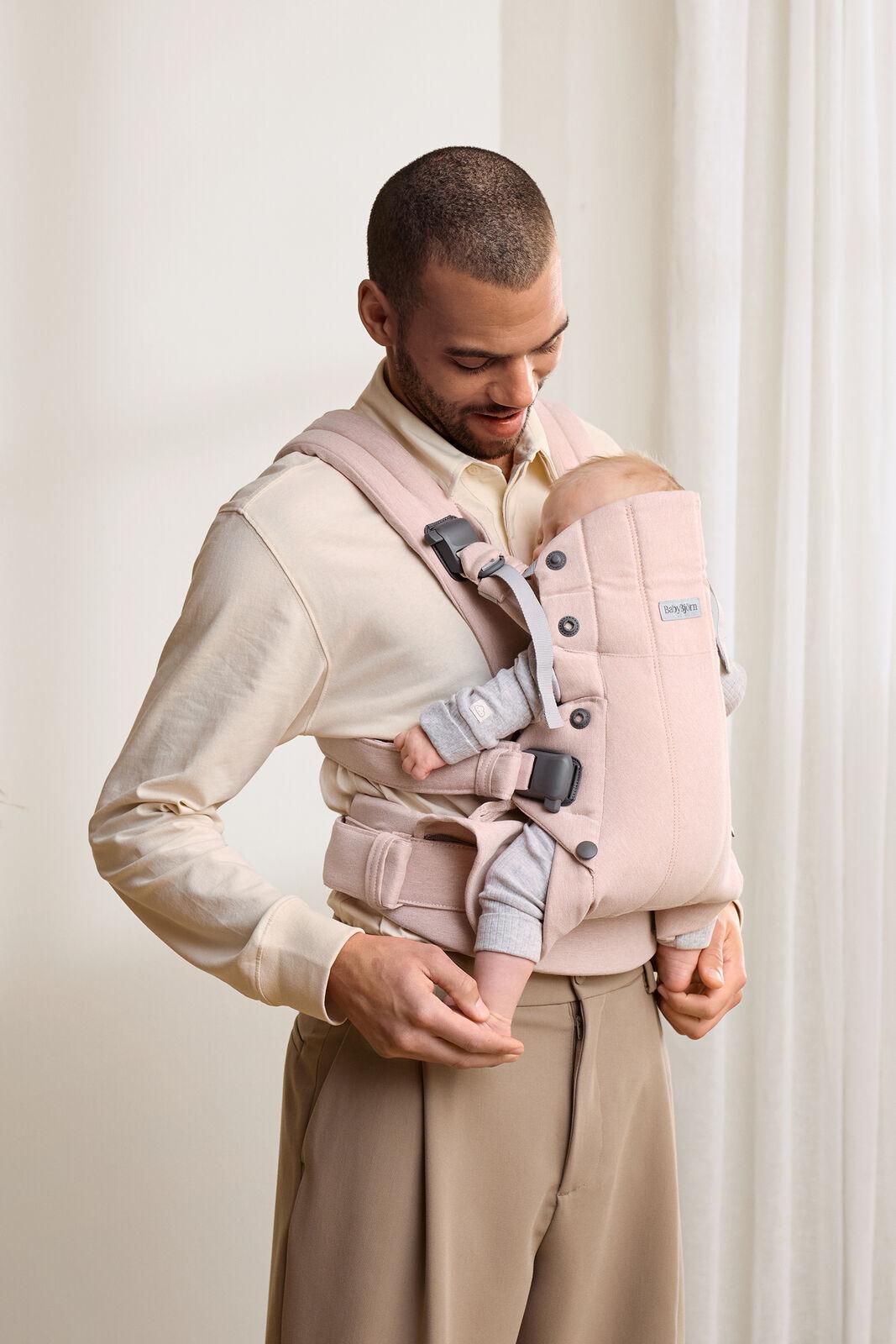Baby Carrier Harmony in Light pink Woven Mélange - BabyBjörn