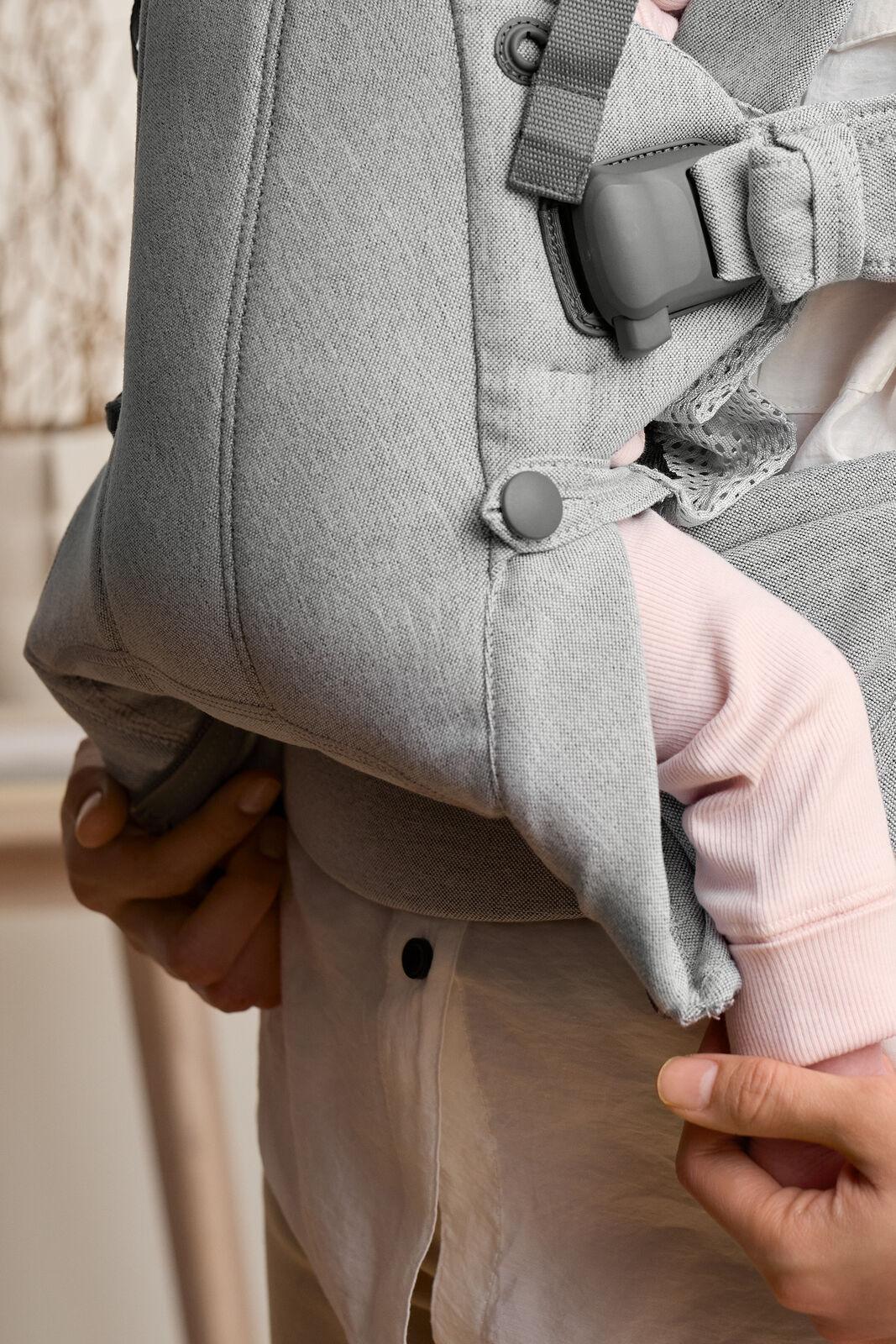 Baby Carrier Harmony in Light gray Woven Mélange - BabyBjörn