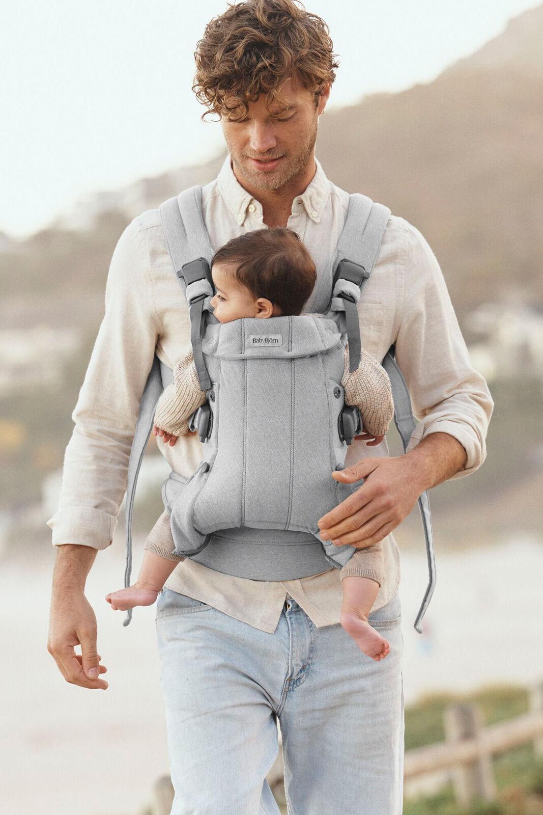 Baby Carrier Harmony in Light gray Woven Mélange - BabyBjörn
