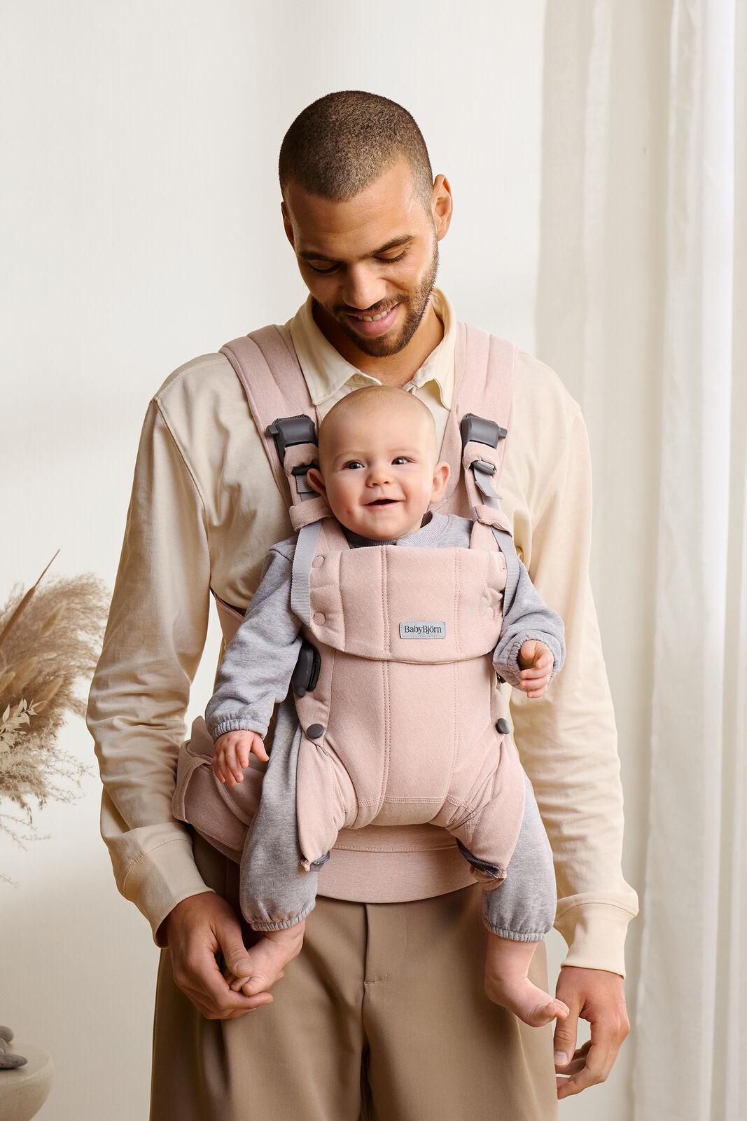 Baby Carrier Harmony in Light pink Woven Mélange - BabyBjörn