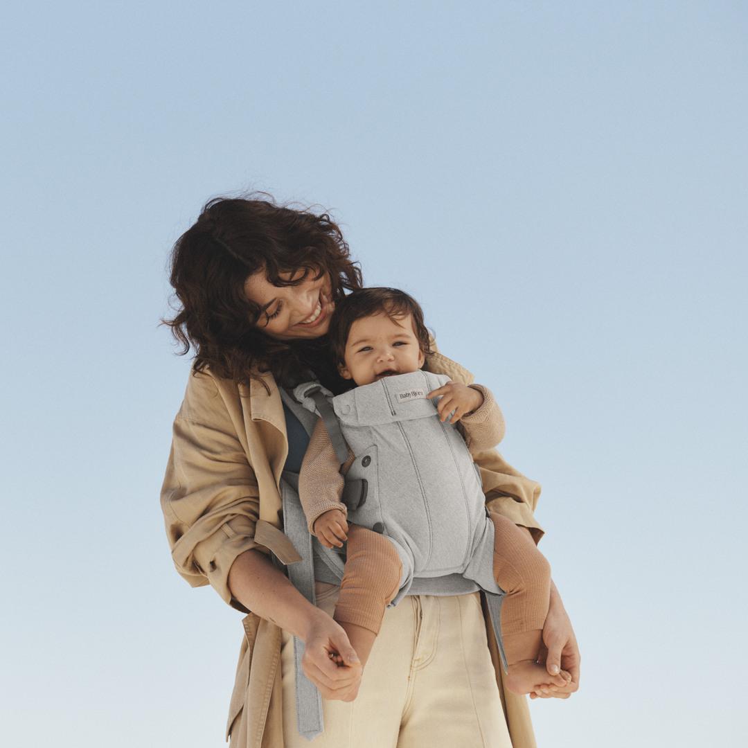 Baby Carrier Harmony in Light gray Woven mélange - BabyBjörn