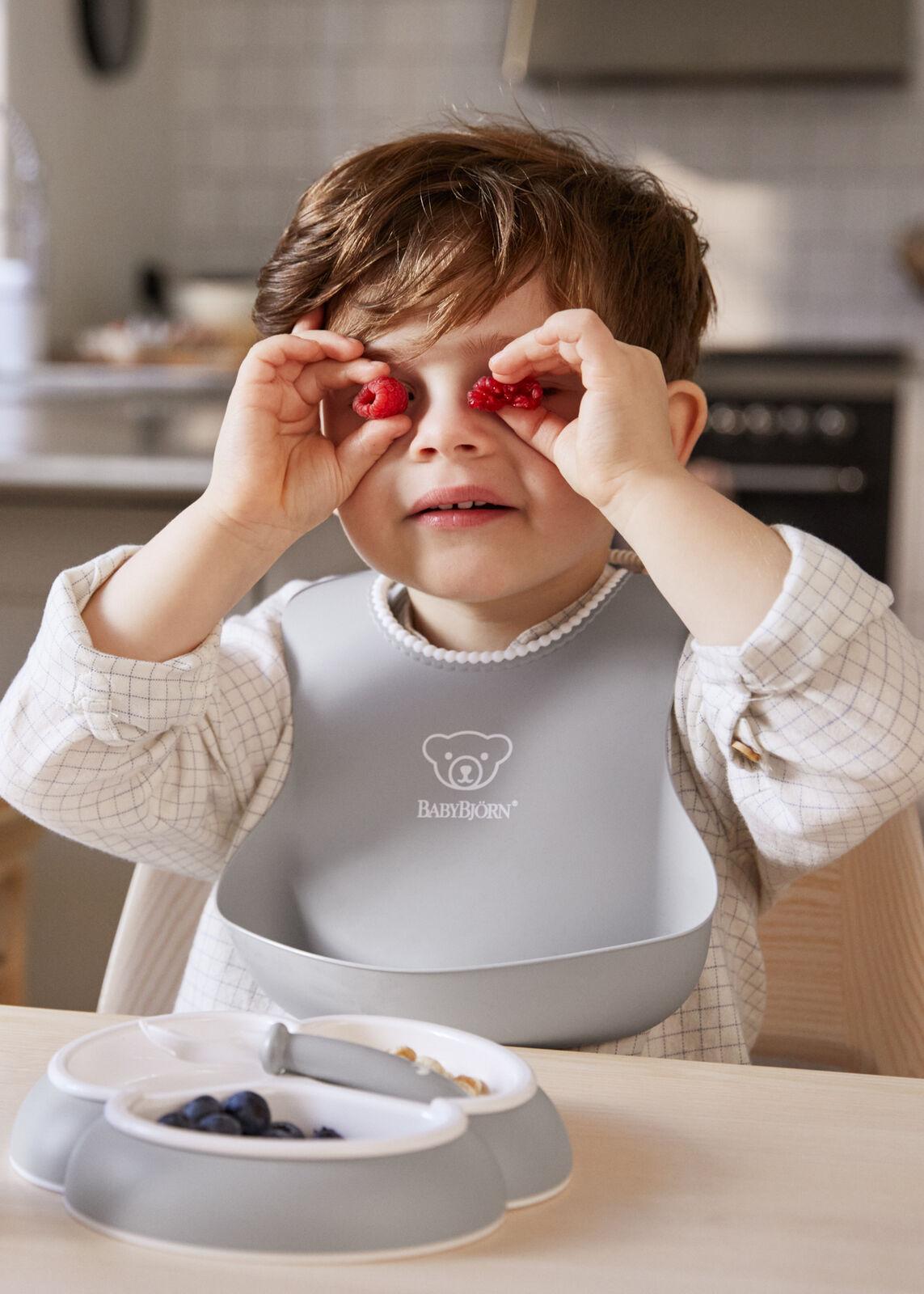 Baby Dinner set in gray - BabyBjörn