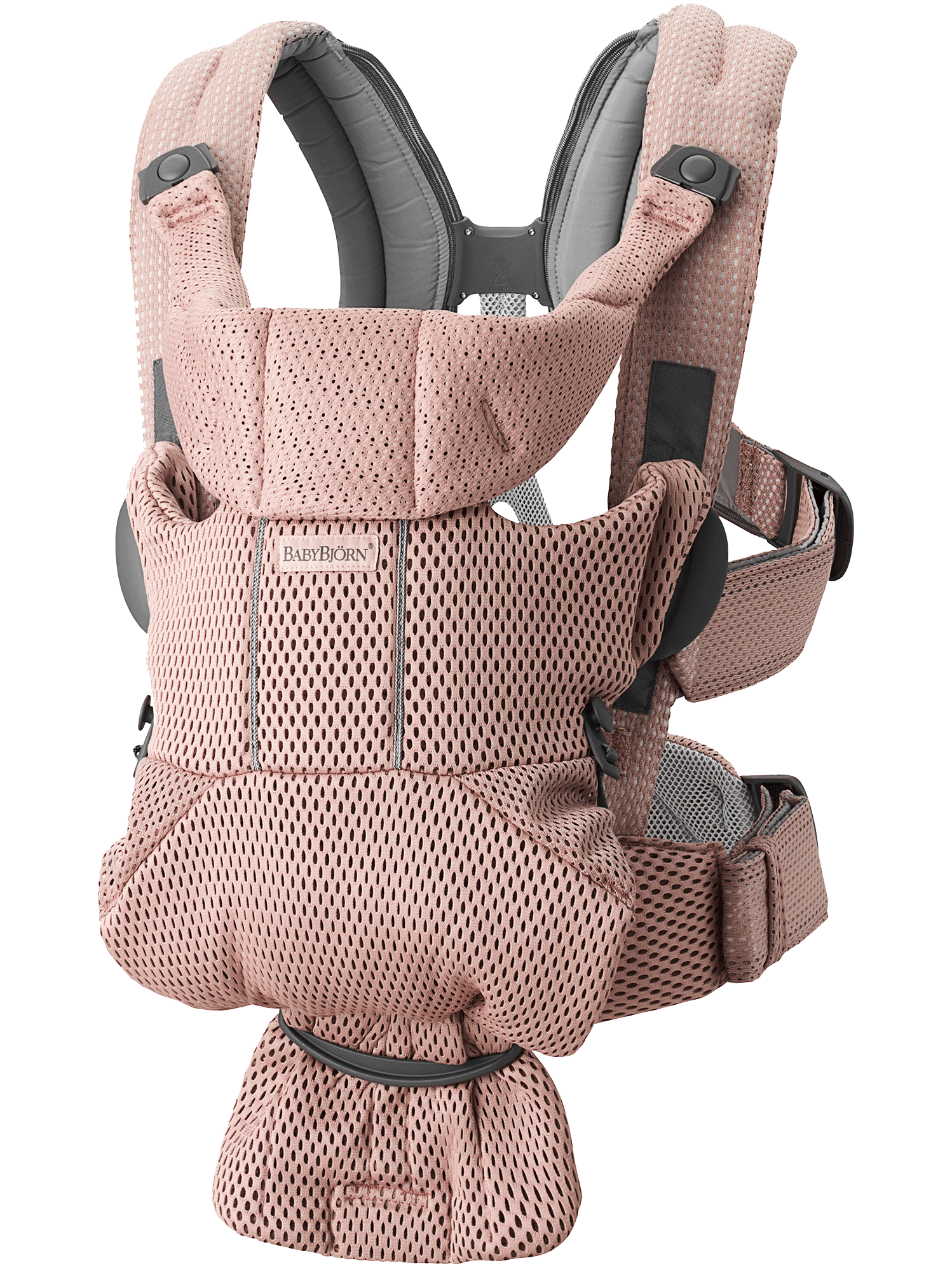 Baby Carrier Free in dusty pink 3D Mesh - BabyBjörn