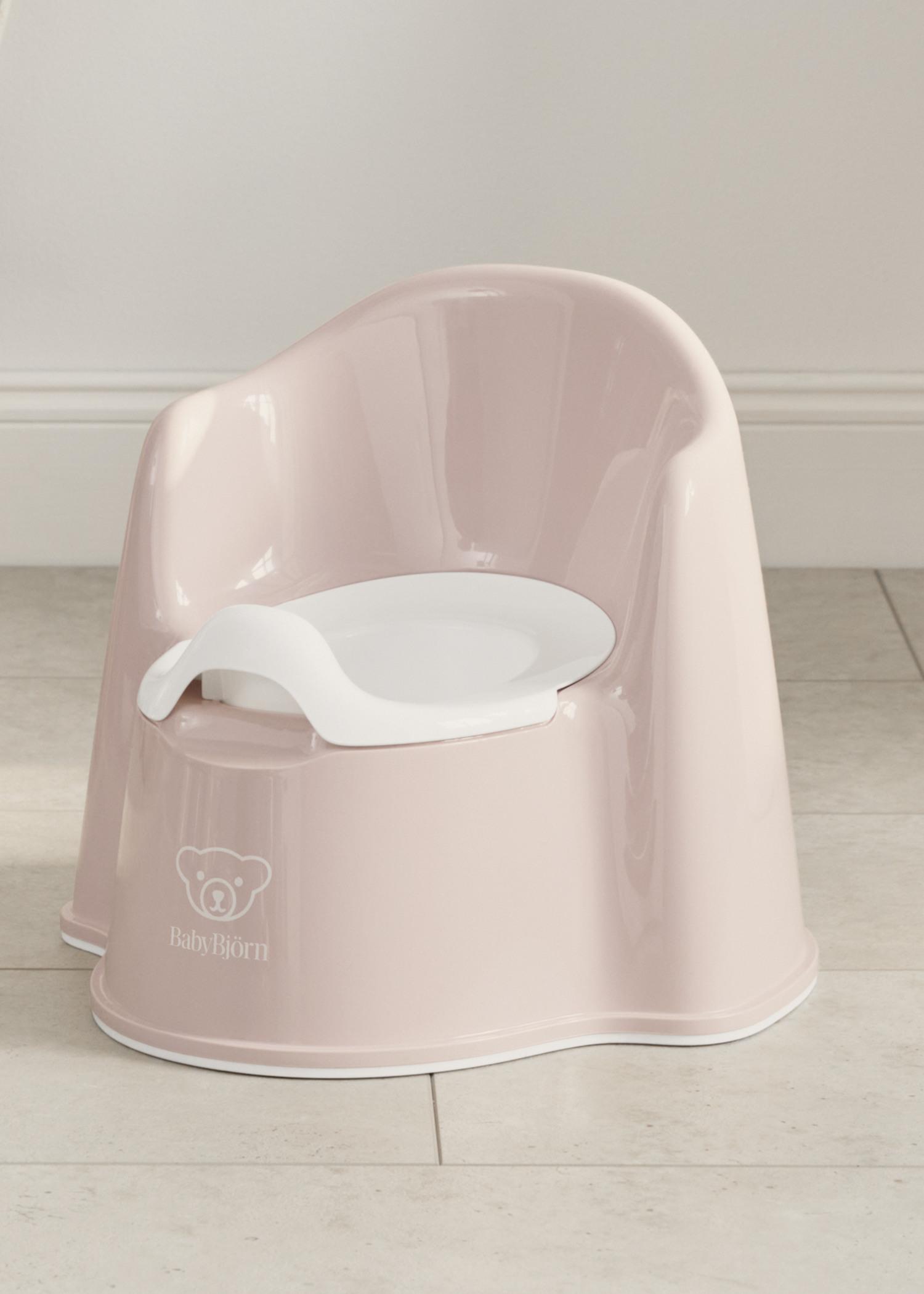 Potty Chair Powder pink/White in BPA-free plastic