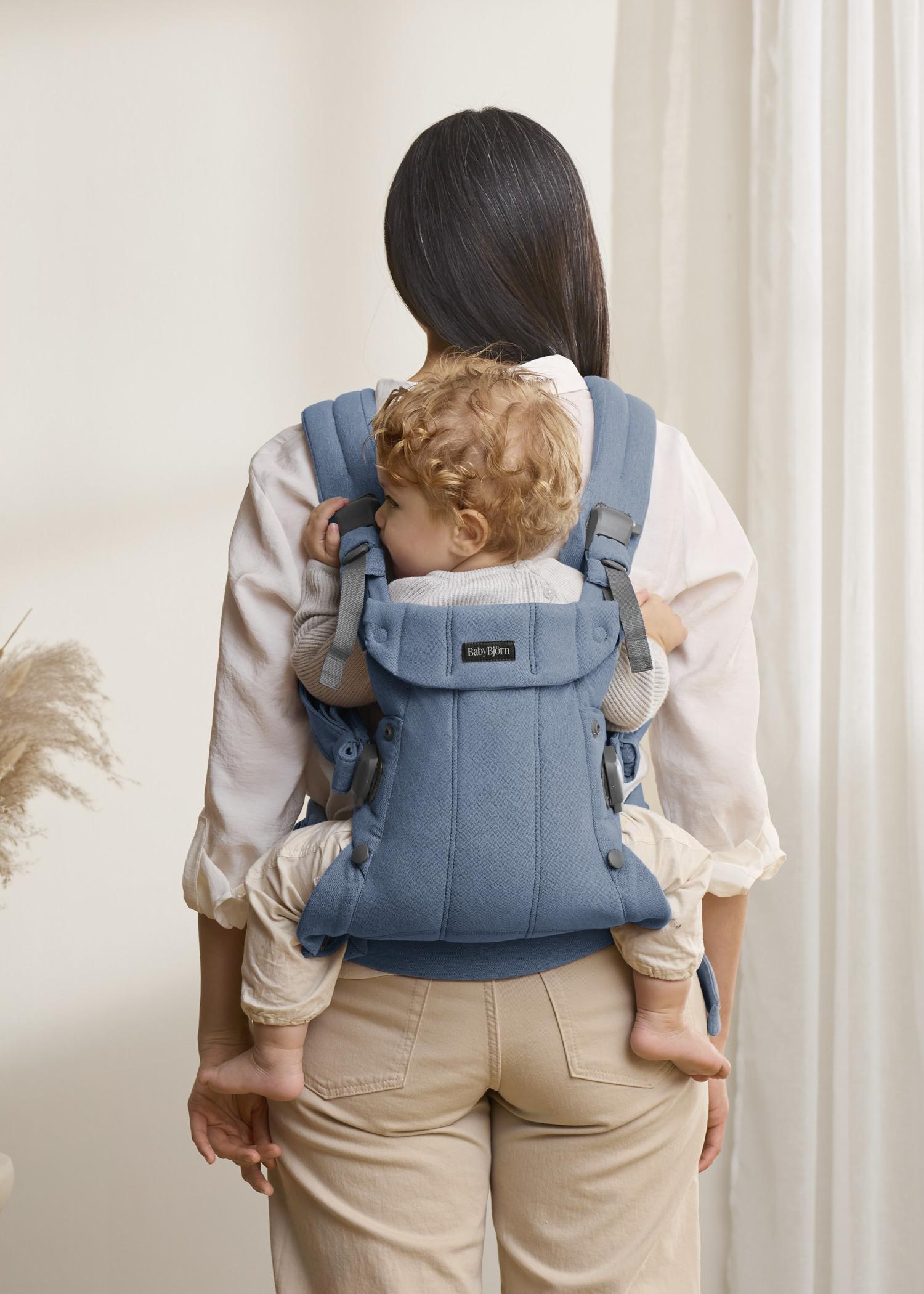 Baby Carrier Harmony in Blue Woven Mélange - BabyBjörn