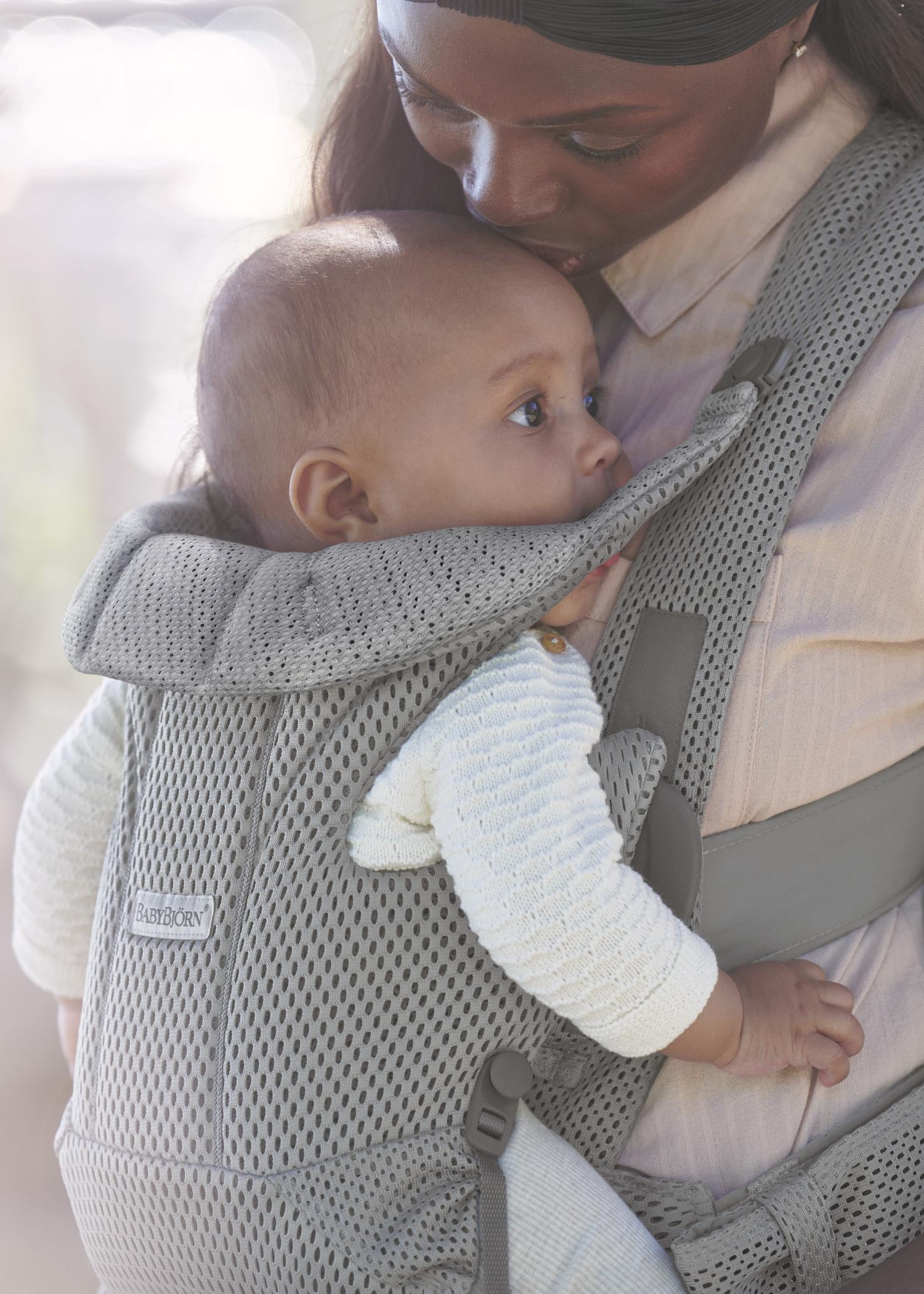 Baby Carrier Free Grey 3D Mesh BabyBjörn
