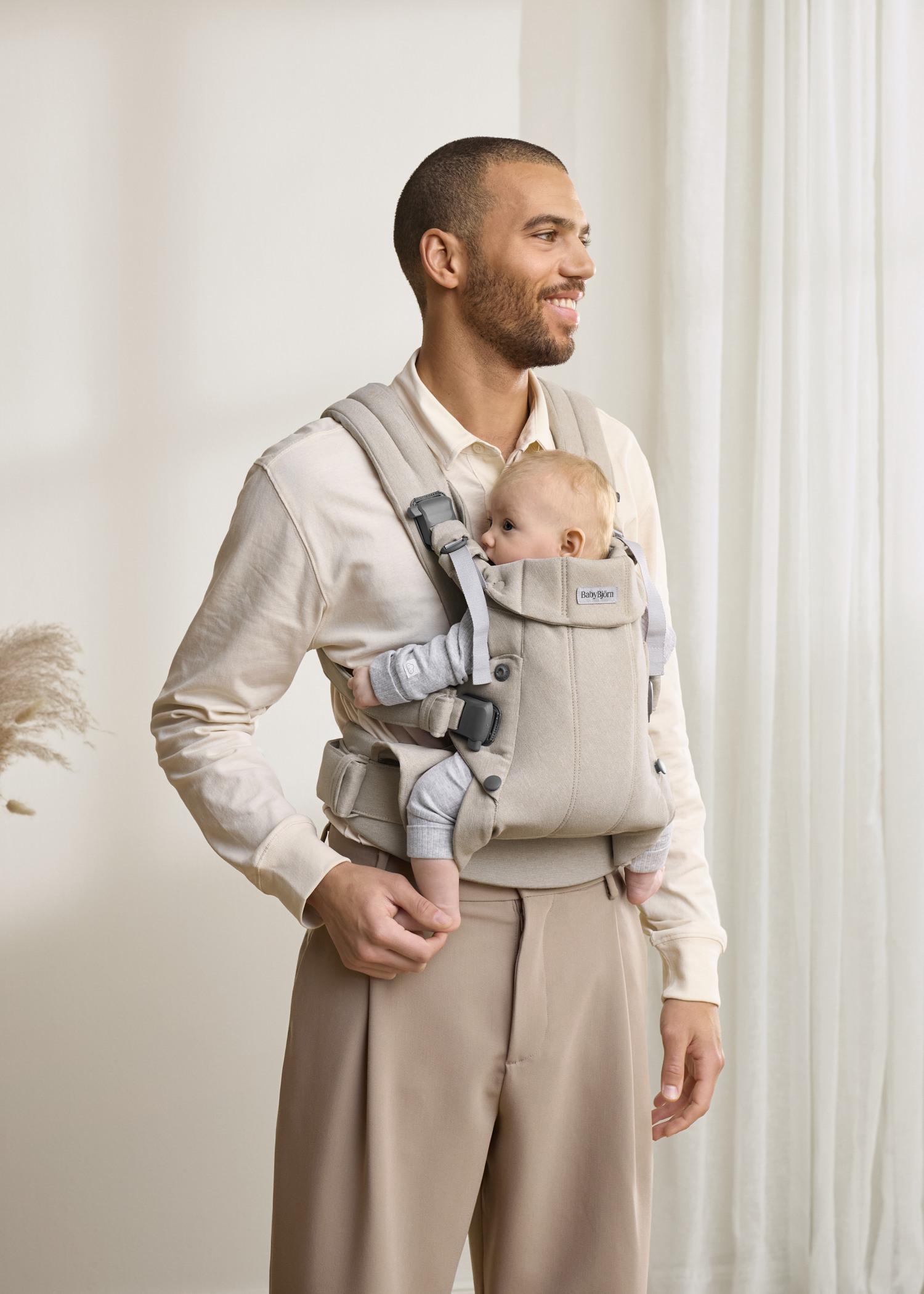 Baby Carrier Harmony in Light Beige Woven Mélange - BabyBjörn