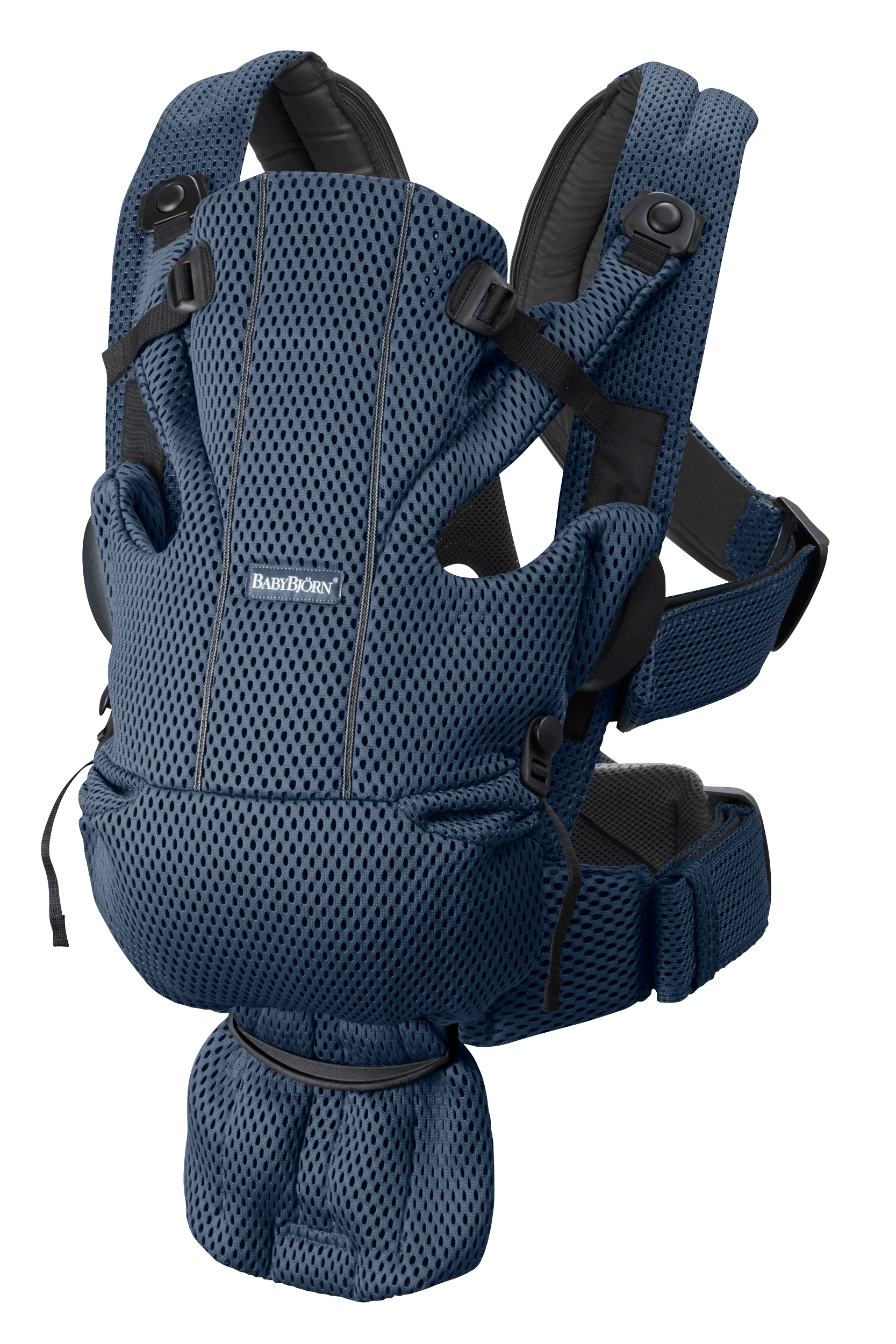 Baby Carrier Free in Navy Blue 3D Mesh - BabyBjörn
