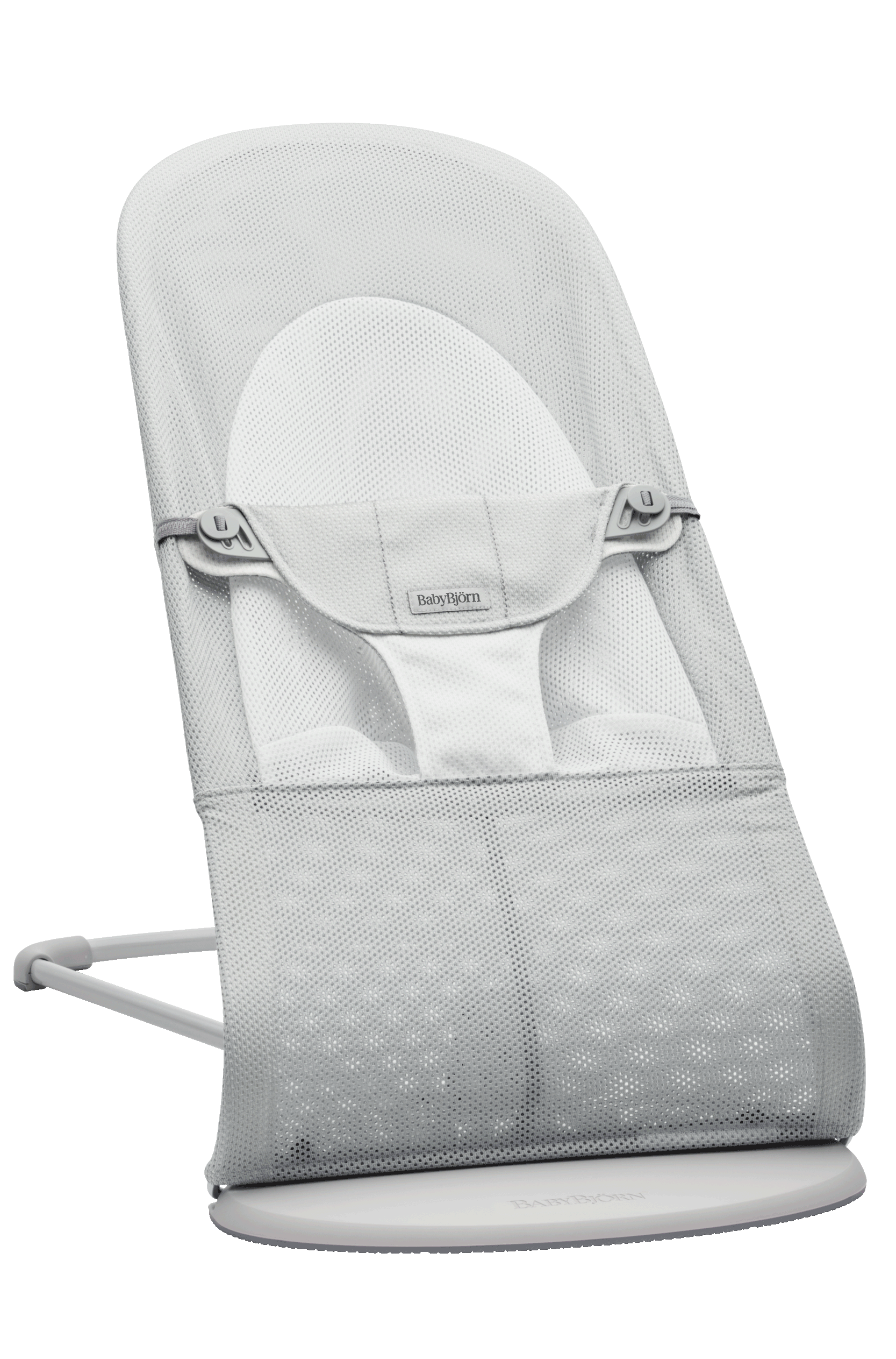 Bouncer Balance Soft in Silver white mesh - BabyBjörn