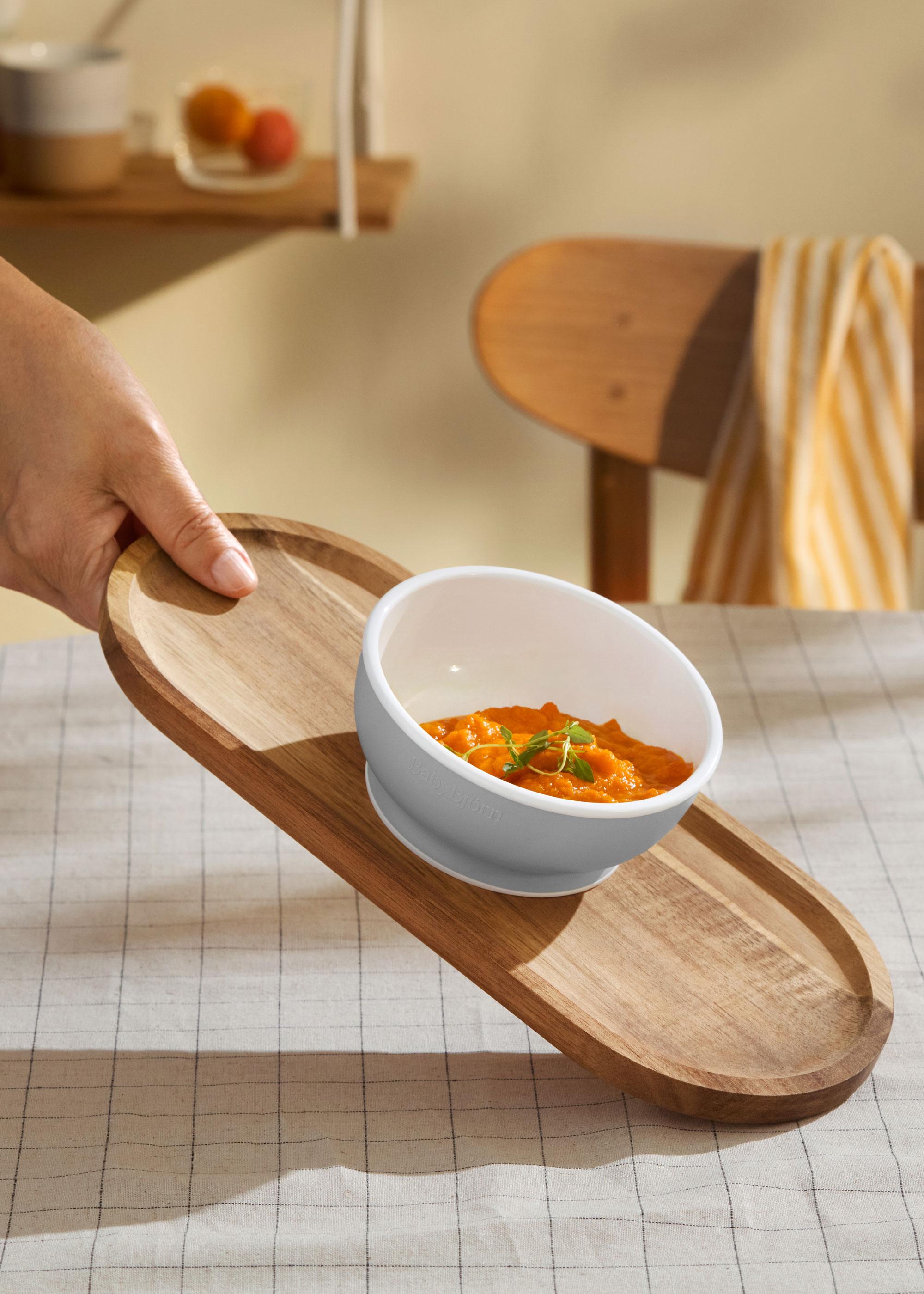 Baby Bowl, 2 pack in grey - BabyBjörn