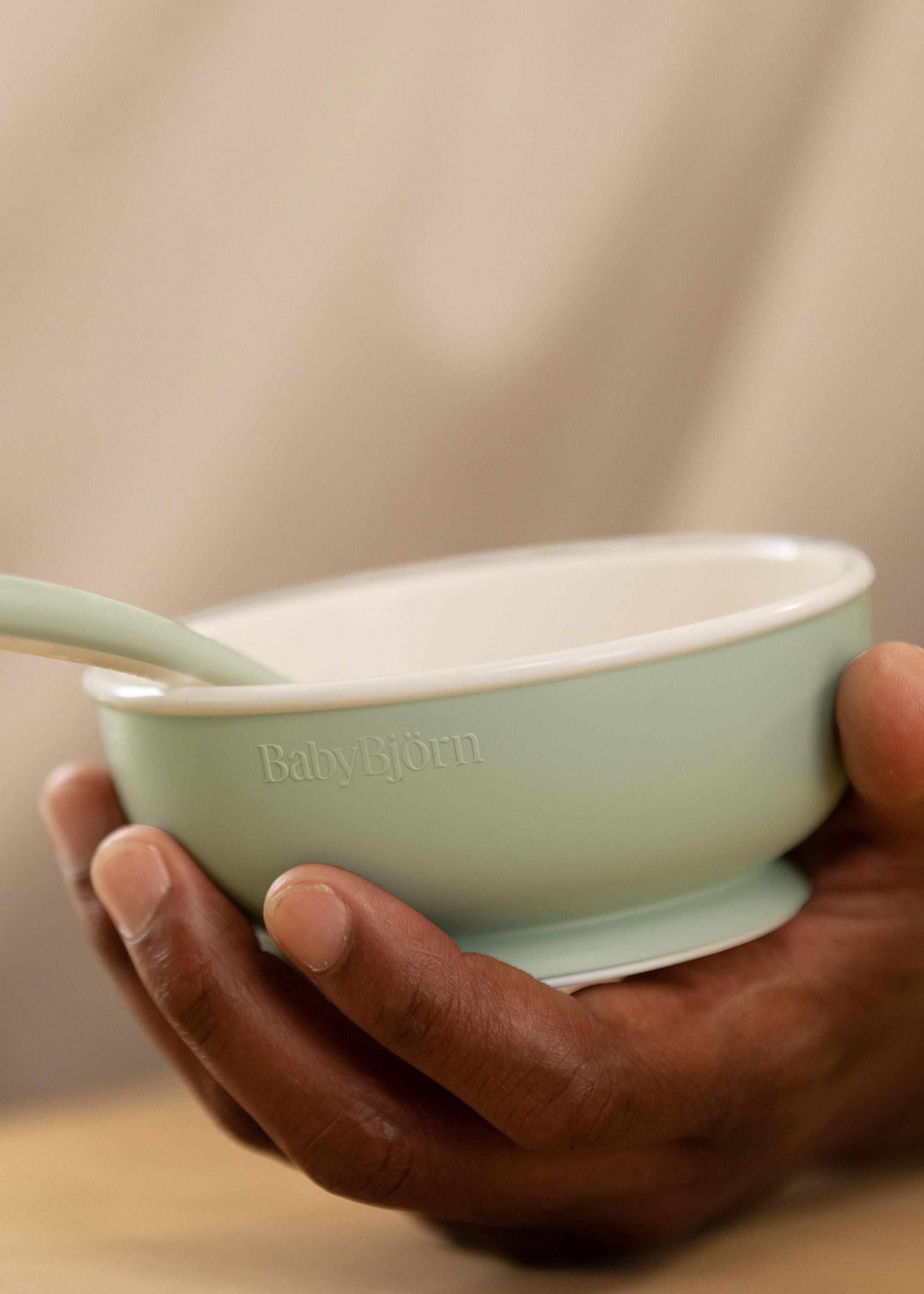 Baby Bowl, 2 pack in Powder green - BabyBjörn